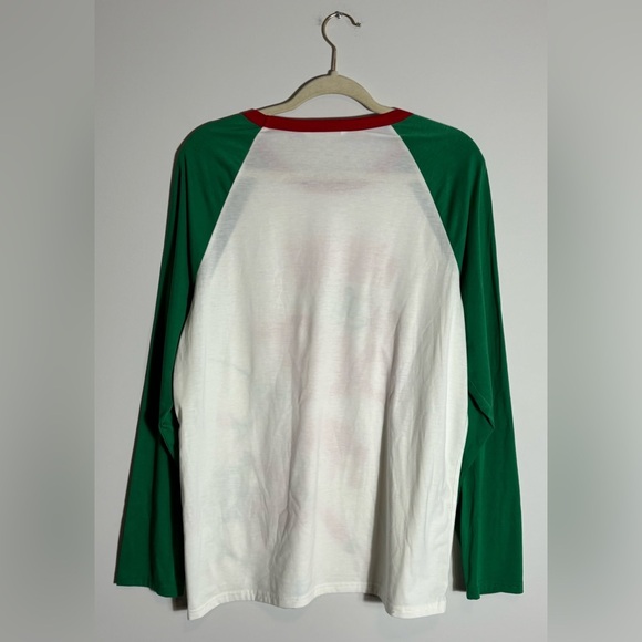 PatPat “What the Elf” Christmas Raglan Shirt Men’s Medium NWOT - Picture 2 of 4